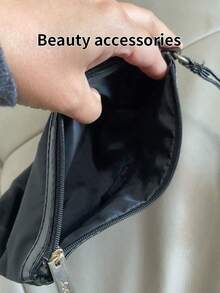 Yves Saint Laurent Bolsa Multiuso para Maquiagem/Necessaire/Organizador de Viagem Portátil, Pode Guardar Cosméticos, Joias, Fones de Ouvido, Etc., Presente Unissex