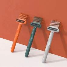 1/3pc Combs Cleaning Brush, Air Cushion & Bristle Brush Cleaning Claw, Reusable Roller Comb Cleaner, Hair Styling Tool,Kitchen,Bathroom,Home,Household Supplies Party, Birthday, Gifts For Men Mom Dad Friends, New Years, Accessories, Funny Gift,School - 彩色 - 查看 1