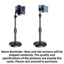 可调节高度多角度ABS手机支架 - 防水三脚架底座，稳固抓握，兼容和安卓手机，适用于观看视频、拍照、玩游戏、通话，现代设计，结构坚固，专为远程办公设计，生日礼物，送给家人和朋友的礼物，手机支架，手机配件 - 彩色 - 查看 10