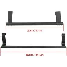 Stainless Steel Cabinet Door Towel Bar, Cabinet Cloth Rack, Kitchen Towel Holder, Cabinet Door Mounted Towel Rack For Kitchen & Bathroom - Multicolor - View 12