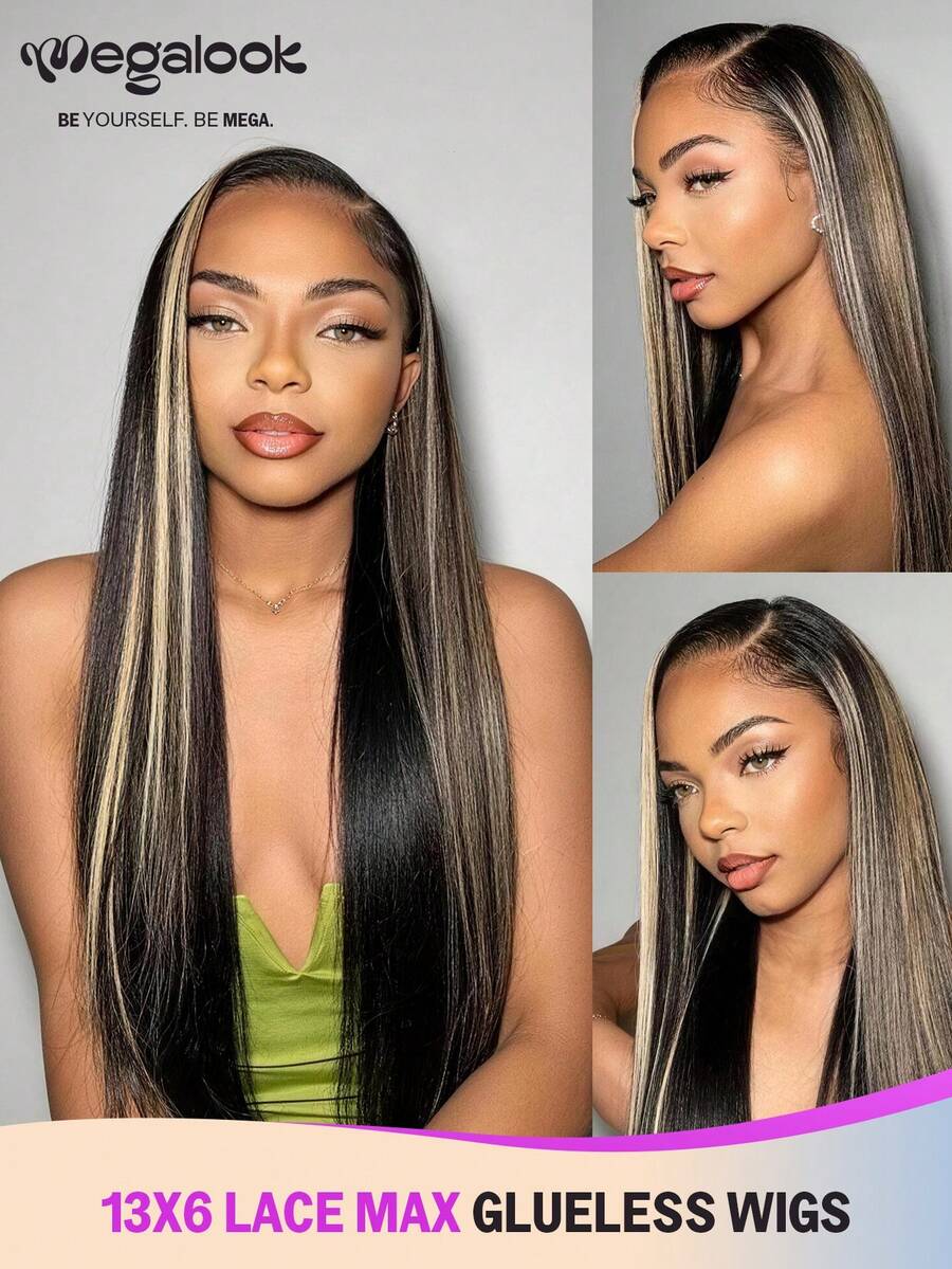 MEGALOOK 真人蕾丝假发