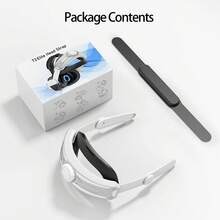 Head Strap For Quest 3S: VR Headset Accessories - Replacement For Elite Strap - Compatible With Oculus/ Quest 2/3 - Enhanced Comfort, Reduces Head Pressure