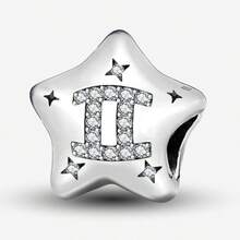 1 Exquisita cuenta con diseño de constelación de estrellas, adecuada para que las mujeres la usen, se puede utilizar para hacer joyas DIY como pulseras, etc. Es un regalo exquisito para las novias. - Estrellas y constelaciones - Ver 12