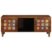 vidaXL Tavolo basso Marron 100 x 54 x 40 cm Bois de mangue massiccio - Castano - Visualizzare 3