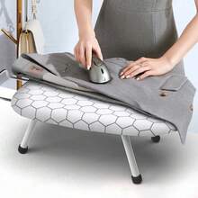 Tabletop Ironing Board 80 X 30cm Foldable Small Lightweight Compact Space Saving - White - View 11