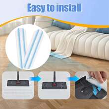 Cabezal de mopa plana para O-Cedar H2prO, Almohadilla de mopa de microfibra para H2PrO, Repuesto de cubierta de mopa H2PrO, Recambio de microfibra, Paños de mopa, para eliminar manchas sucias y mantener el piso limpio, piezas de repuesto lavables y reutilizables - Multicolor - Ver 7