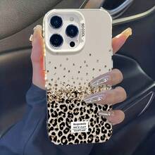 Shockproof Leopard Print Cheetah, Leopard Print Laser Protective Phone Case, Compatible With IPhone 17/16/15/14/13/12/11/7/8/Se/Plus/Pro Max/X/Xs/Xsmax/Xr/13/12mini, Galaxy S22/23/24/S25/A04/05/06/A07/A17/A14/A15/A16/A24/A25/A34, Note 7/8/9/10/11/12/13/14, 9/10/12/13C/14C/A5, MOTO, Honor X, C53 C55 Combining Fashion And Creativity, Elegant Phone Case, Providing Full Protection And Stylish, Unisex, International Version, Birthday Gift Party - White - View 8