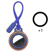 AirTag Schutzhülle, Apple AirTag Halter Schlüsselanhänger Locator Tracker Schutzhülle für AirTags, Haustierhalsbänder, Rucksack Aufhängeaccessoires - Verschiedenfarbig - Übersicht 11