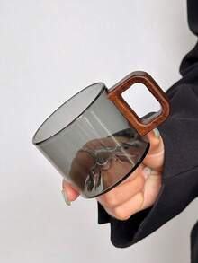 4pcs/Set Ins Style Transparent Smoky Glass Small Tea Cups, Heat-Resistant Glass Tea Cups - Multicolor - View 7