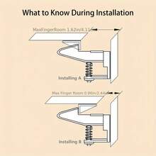 No Drill Child Safety Cabinet Locks, Adjustable Drawer & Wardrobe Lock System, Essential Baby Proofing Set - Multicolor - View 5