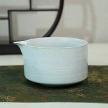 中秋月白抹茶筅礼盒（宋式抹茶筅+白釉斑点茶碗+不锈钢茶漏+竹制茶勺+筅架）| 中秋阖家宴/伴手礼 优雅斑点釉+全套日式抹茶冲泡套装 - 彩色 - 查看 5