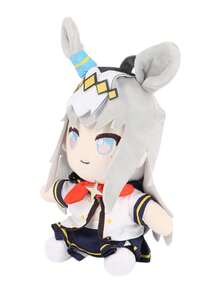 26厘米/10.23英寸 赛马娘 - Pretty Derby Oguri 帽子毛绒玩具 兔耳朵 名人玩偶 毛绒玩具 装饰创意礼物 儿童生日派对 家居 女孩房间装饰 游戏收藏 - 淺灰色 - 查看 4