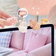 New Office Computer Decorations Party Cute Park Cute Duckling Flatbed Small Decoration Car Best Gifts Birthday Graduation - 彩色 - 查看 5