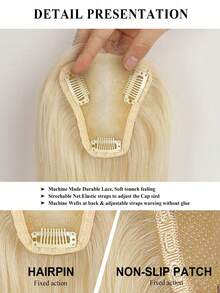 Natural Looking Human Hair Wig, Fashionable Gift For Girlfriend - Multicolor - View 10