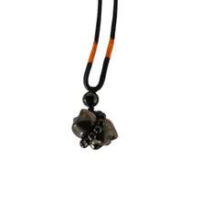 Collar ajustable pulgadas vidrio empoderamiento protección mujeres hombres collares bohemios moda lindos regalos joyería mejores amigos - Gato - Ver 3