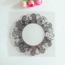 1pc Easter Clear Stamps - Bunny/Egg Pattern For DIY Scrapbooking Card Making - Clear - View 3