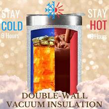 Giraffe Gifts With Initial, 20oz Insulated Stainless Steel Tumblers With Lids And Straws, Perfect Gifts For Giraffe Lovers, Girls, Women For Christmas & Birthday - R - View 4