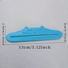 3件套猫粮挤压器，猫粮分配器，便携式猫形糊状挤压器，符合人体工学手柄，耐用塑料材质，易于使用和清洁