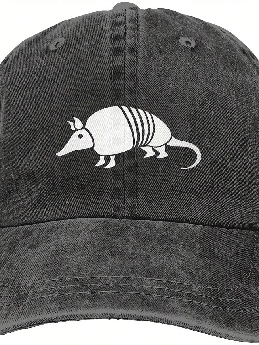 Armadillo Animals Printed Baseball Cap Unisex Casual Adjustable Outdoor Hat - Color 2 - View 1