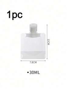 1/5/10pcs Travel Refillable Bags, Cosmetic Lotion Bottle Sample Bags, Portable Transparent Facial Cleanser Refill Bottles, Shampoo Liquid Refillable, Lotion Refill Bags, Reusable Flat Travel Bottles Set 1.01oz/1.69oz/3.38oz, Travel Essentials - Multicolor - View 14