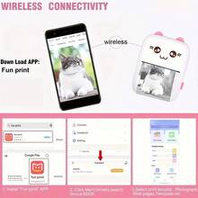 Portable Thermal Label Printer - Wireless Label Printer, Mini Sticker Printer With Roll Thermal Label Paper, Mini Sticker Printer With Multiple Mobile Templates - Multicolor - View 6