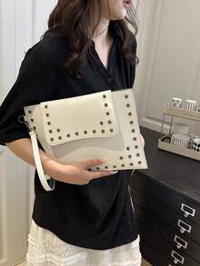 2026 Spring New Fashion Large Capacity Minimalist Style Versatile Women Handbag - White - View 6