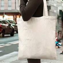 Cancun (Mexico) Cotton Canvas Cancun Tote Bag - Personalized - trắng - Xem 4