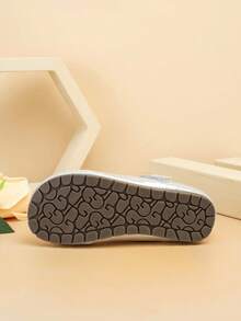 Chaussures plates style princesse avec décoration de nœud mignon pour filles, convient pour les représentations et événements de danse pour enfants, printemps/automne - Argent - Voir 6