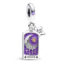 1 Stück 925 Sterling Silber Tarot Karten Anhänger, geeignet für Frauen Armbänder, Armreifen, DIY Schmuckherstellung und tägliches Outfit, ein ideales Accessoire für Mädchen - Tarotkarten - Übersicht 16