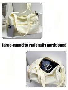 Túi tập thể dục dung tích lớn với ngăn đựng giày riêng biệt, túi du lịch unisex có nhiều ngăn bên trong, phù hợp cho phòng tập thể dục, khiêu vũ, cuối tuần, du lịch, qua đêm, hành lý xách tay, công tác, nghỉ mát, hoạt động ngoài trời, yoga, bơi lội và các hoạt động khác. - Nhiều màu - Xem 6