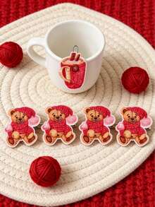 2件套情人节发饰套装，心形蝴蝶珍珠