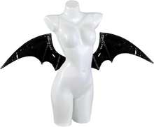 Halloween Costume Wings - Bat & Devil Style Accessory - Bat Black - View 2