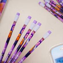 12pcs K-POPWitch Hunters Girl Pencil, High-Quality School Supplies, Includes Sharpener, Perfect Gift For Valentine's Day, Back-To-School, New Year - Multicolor - View 10