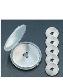 1 Piece Of 45mm Cloth Cutting Roller Knife, Paper Leather Cutting Knife With Blade Handle Surface Sprayed With High Tactile Oil Treatment (Pure Manual Tool)