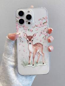 1 pieza Funda protectora de lente con diseño de ciervo compatible con Samsung, Nothing, Pixel, INFINIX, Apple, Xiaomi Redmi - Multicolor - Ver 4