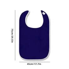 Adult Bibs, Unisex Adult Eating Bibs, Feeding Assistance Supplies For Elderly And Disabled, Adjustable Hook & Loop Closure Adult Bibs/Bibs, Removable And Washable Nursing Home Elderly Feeding Bibs, Made Of Towel Fabric, Suitable For Elderly Use, 6 Color Options