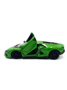 Burago 1:36 Diecast Lamborghini Revuelto, Openable Doors, Friction Powered, Metal Body, Realistic Car Model, Kids Toy, Adult Collectible, Halloween, Christmas, Valentine's Day, Birthday Gift - 彩色 - 查看 7