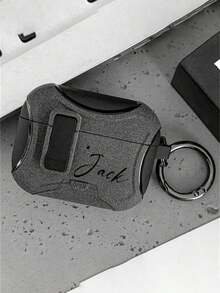 [Customizable] Personalized Pop-Up Flashing Earphone Case With Custom Lettering, DIY Earphone Protective Case, Suitable For 1/2/3/4 Pro/2 Pro/3, Luxury Protective Case, Perfect Gift For Birthdays, Christmas, And Halloween.