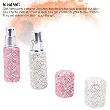 Set Of 2 Refillable 10ml Rhinestone Perfume Atomizers: Mini Travel Atomizer Bottles For Carrying Fragrances. - Multicolor - View 5