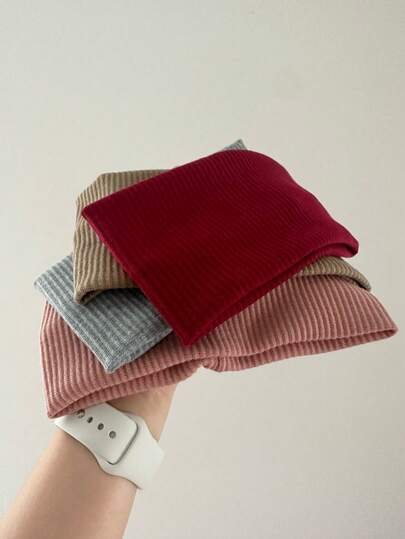 1/3/4/5 st. Casual mångsidig enkel enfärgad sportpannband hårband turban pannband svettband höst vinter håraccessoarer för kvinnor för semesterkläder kvinna elegant halsduk kvinnor bandana mjuk huvudbonad