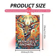 GDTME Mandala Drawing For Adults: A Coloring Book With Intricate Floral And Animal Line Art Mandalas - An Ideal Gift For Valentine's Day, Women's Day, Galentine's Day, Easter, And Back To School Season - Multicolor - View 9