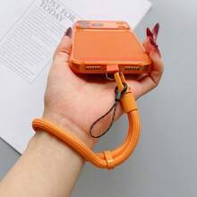 Sangle de poignet ajustable avec boucle, sangle de poignet minimaliste de couleur unie, cordon diagonal anti-perte unisexe, bracelet de poignet court et durable compatible avec Android et la plupart des smartphones, cadeau pour mère, famille, amis, enfants, anniversaire, chaîne de téléphone pour les fêtes - Multicolore - Voir 2