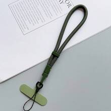 Sangle de poignet ajustable avec boucle, sangle de poignet minimaliste de couleur unie, cordon diagonal anti-perte unisexe, bracelet de poignet court et durable compatible avec Android et la plupart des smartphones, cadeau pour mère, famille, amis, enfants, anniversaire, chaîne de téléphone pour les fêtes - Multicolore - Voir 8