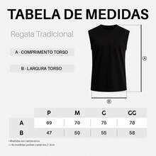 Kit 2 Camisetas Regatas Masculinas Algodão Tradicional Lisas - MAR/PTA - Visão 7