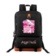 Backpack  Angel Dust Male Spider Demon Cotton Canvas Backpack Travel Packsack For Laptop Side Pockets Daypack - Black - View 1