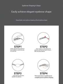 Bulk Retractable Eyebrow Razor, Women's Specialized Blade, Portable Natural Eyebrow Shaping Razor - Multicolor - View 7