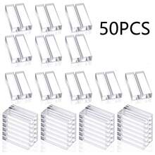 1/2/5/10/20/50个装亚克力透明桌卡架，名片架，婚礼指示牌展示架，适用于餐桌、婚礼照片、办公室菜单、会议等场合 - 彩色 - 查看 17