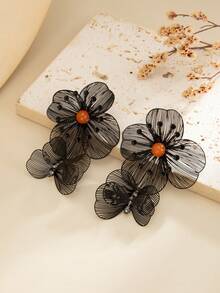 1件/2件套波西米亚风3D几何银杏叶项链耳环套装，优雅时尚，适合日常、派对、度假、情侣约会，女士节日百搭珠宝礼品 - 花 - 查看 10