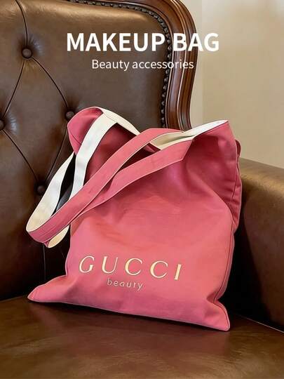 Gucci 2wayデザイン レディースキャンバストートバッグ 大容量 ローズピンクまたは白 ファッショナブルでエレガント 日常使いに最適 彼女や家族への素敵なギフト 特別な機会にも