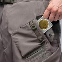 1枚金属CW摩尔斯电码纪念芯片币，摩尔斯电码芯片，娱乐学习密码语言和游戏，口袋代币芯片 - 彩色 - 查看 10